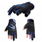 Fishing Gloves Outdoor 3 Fingers Cut Fishing Gloves Waterproof Fishing Accessories