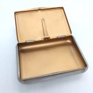 Vintage NOS Tobacco Tin,Heavy Duty Stainless Steel with rolling paper clip