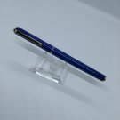 Sheaffer white dot, blue laquer fountain pen, F nib