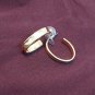 Retro Vintage Style Beautiful Gold Tone Earings 3 by 2cm , curly