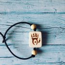 Oblivion Gate The Elder Scrolls Fan Art Bracelet Handmade Wood Burning Engraved Bangle Jewelry