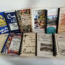 Lot of 11 Georgia Spiral Bound Paperback HC Community Cookbooks