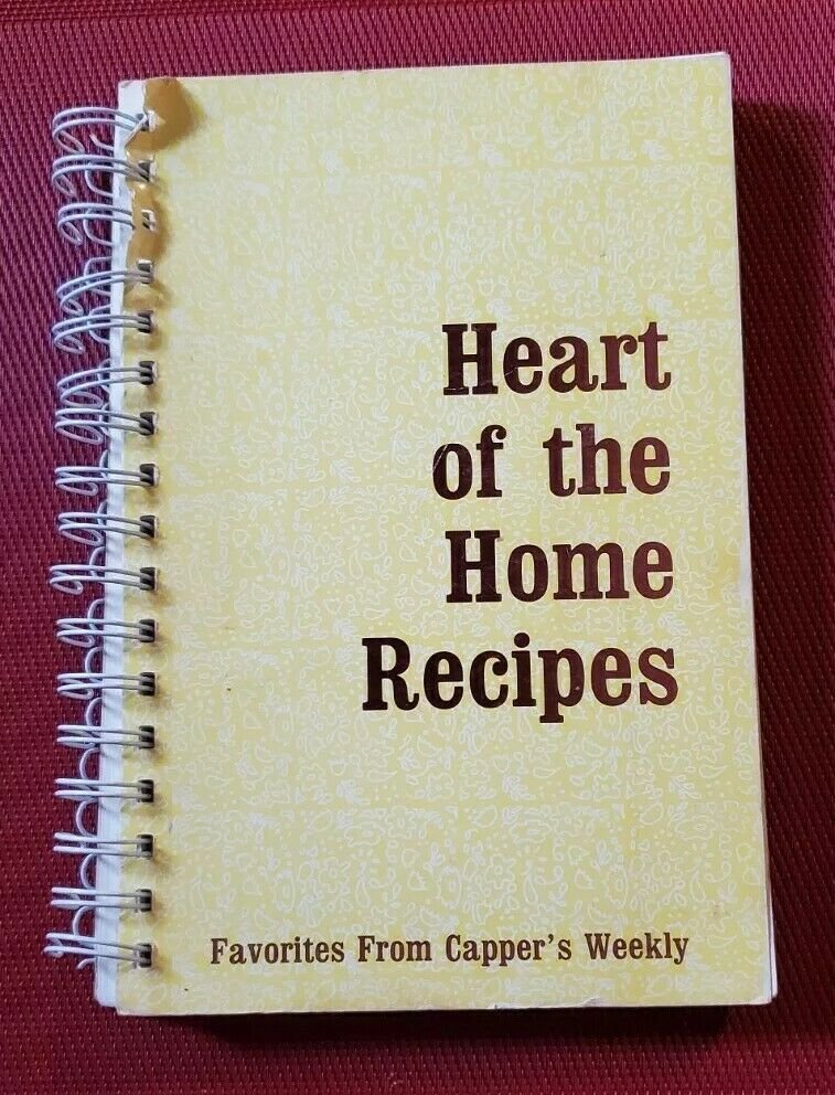 TOPEKA, KANSAS Favorite Cappers Weekly Recipes 1980 COOKBOOK Heart of the Home S