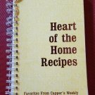 TOPEKA, KANSAS Favorite Cappers Weekly Recipes 1980 COOKBOOK Heart of the Home S