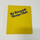The Bisquick Recipe Club Yellow Cookbook Binder with Newsletters & Recipe Cards