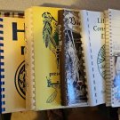Lot Of 7 Spiral Cookbooks Community Church Vintage Cook Book