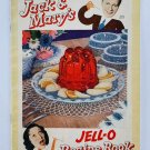 Jack & Mary's Jello Recipe Book Booklet 1937 Cookbook Jack Benny VG+ Lithograph