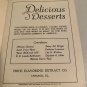1917 Advertising Cookbook Price Flavoring Extract Co Chicago Candy Desserts