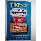 100 % Original 100 X TOPAZ DOUBLE EDGE SAFETY RAZOR SHAVING STAINLESS BLADES|FS