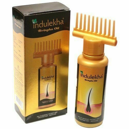 100 ml Indulekha Bringha Hair Oil Selfie Bottle For Regrow Hair Faster Ayurveda