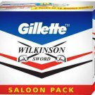 Gillette Wilkinson Sword Double edge Safety Razor Shaving 110 Blades free ship