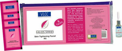 PACK OF 5 Skin Tightening Facial Kit Original VLCC Salon series (210gm in each)