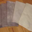 DIRTY WHITE GRADS overdye wool for rug hooking -- Woolly Mammoth Woolens