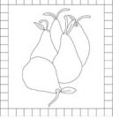 PILE OF PEARS rug hooking pattern -- Woolly Mammoth Woolens