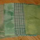 GREEN STASH BUILDER #1 overdye wool for rug hooking -- Woolly Mammoth Woolens