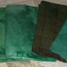 EMERALD ISLE MIX (1/3 yard) overdye wool for rug hooking and penny rugs -- Woolly Mammoth Woolens