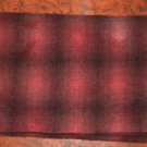 ANTIQUE RED PLAID overdye wool for rug hooking and penny rugs -- Woolly Mammoth Woolens
