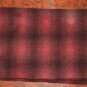 ANTIQUE RED PLAID overdye wool for rug hooking and penny rugs -- Woolly Mammoth Woolens