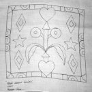 RHODE ISLAND PRIMITIVE rug hooking pattern -- Woolly Mammoth Woolens