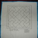 CARD TRICK rug hooking pattern -- Woolly Mammoth Woolens