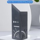 Multifunctional Locate Carpenter Angle Ruler. Crafted from high-quality ABS material,