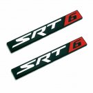 NEW 2PC Black for S.R.6 Badge Car Rear Trunk Emblem Fast USA.