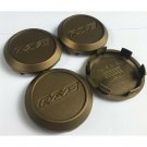 NEW 4x Cup 62 mm Wheel Center Caps Cover Hub Brown Bronze For Volk Rays Racing