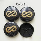 4 Pcs 68mm/64mm Enkei Logo Carbon Fiber Style RPF1 JDM Racing Wheel Center Caps
