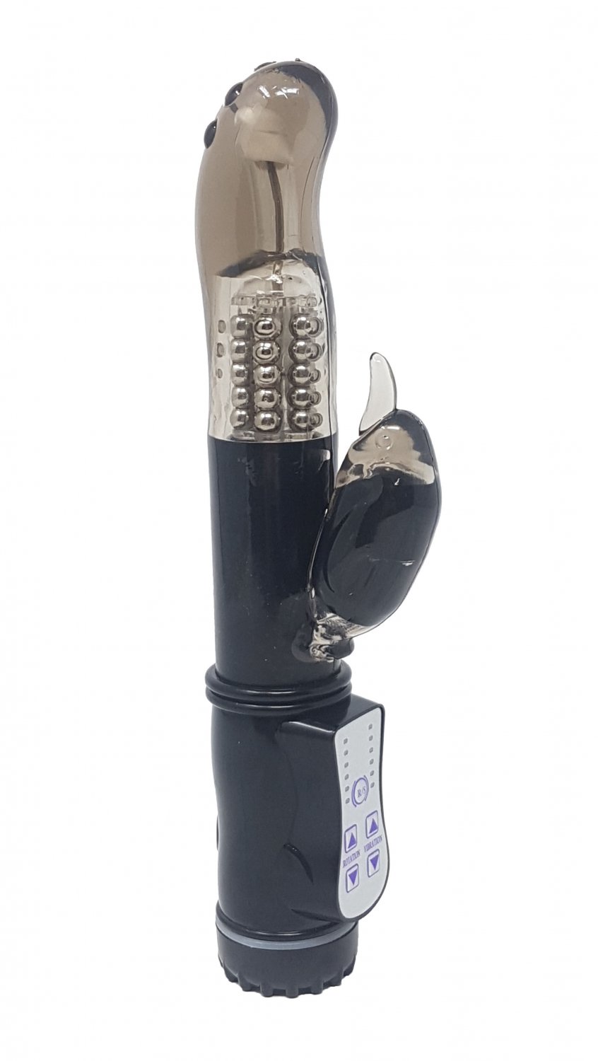 Rotating âDolphinâ Vibrator (Black)