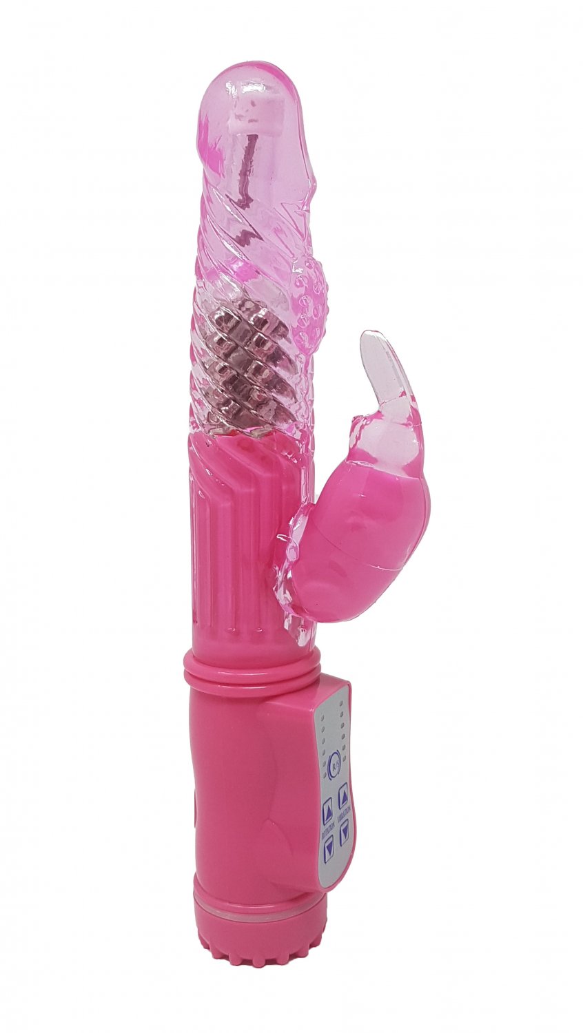 Rotating "Rabbit" Vibrator (Pink)