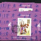 Wholesale 20X Olympics Atlanta Michael Jordan CTO Souvenir Sheet 1996 Mongolia #2246A