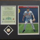 CAL RIPKEN JR 2001 Upper Deck Piece of the Action GAME USED Baseball Collectible