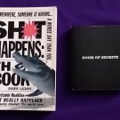 BOOK OF SECRETS & SH*T HAPPENS 2 Books Lot LIKE NEW Small Rare FREE SHIPPING Fun