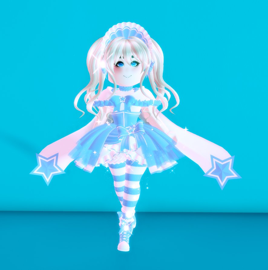 Royale High star frost set, limited ingame avatar accessories