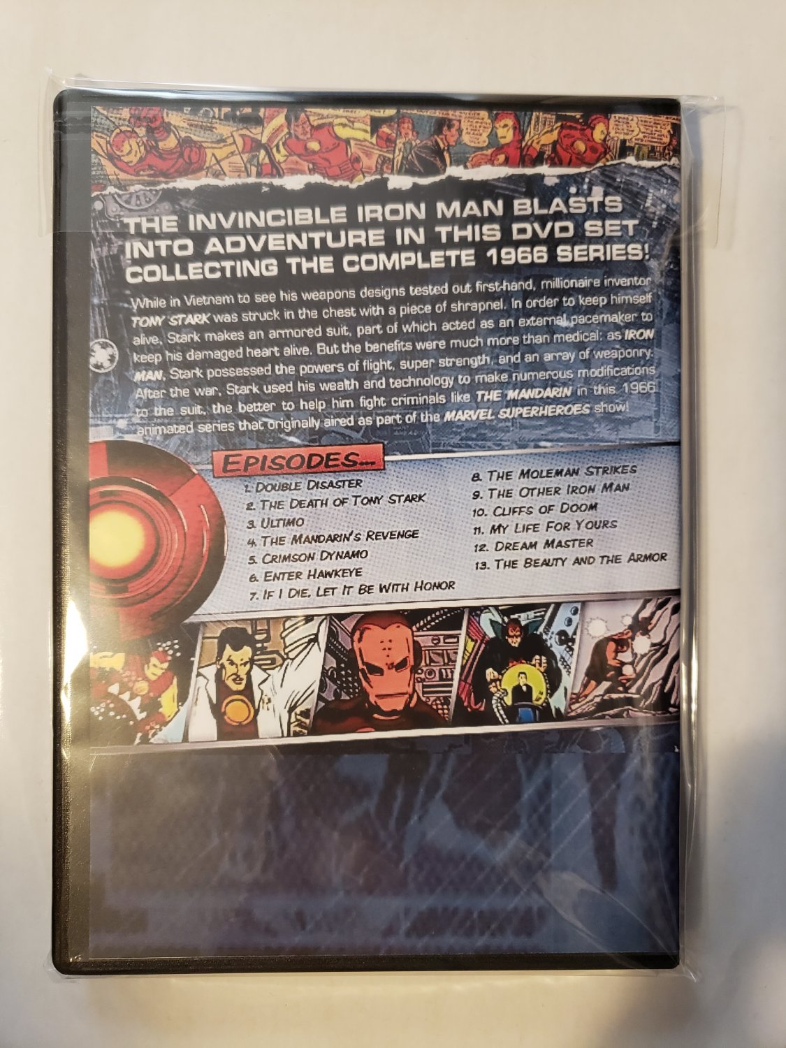 Iron Man Complete 1966 Animated Series 2 Dvd Set 7358