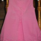 NWT Gymboree Puppy Love pink cord heart dress 12-18 new