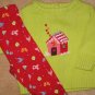 NWT Gymboree Sugar and Spice sweater leggings set 3-6