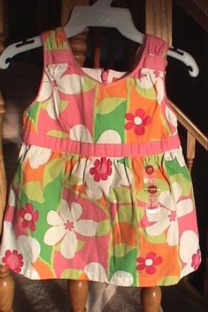 NWT Gymboree Spring Fun a-line swing top 6-12 m  new