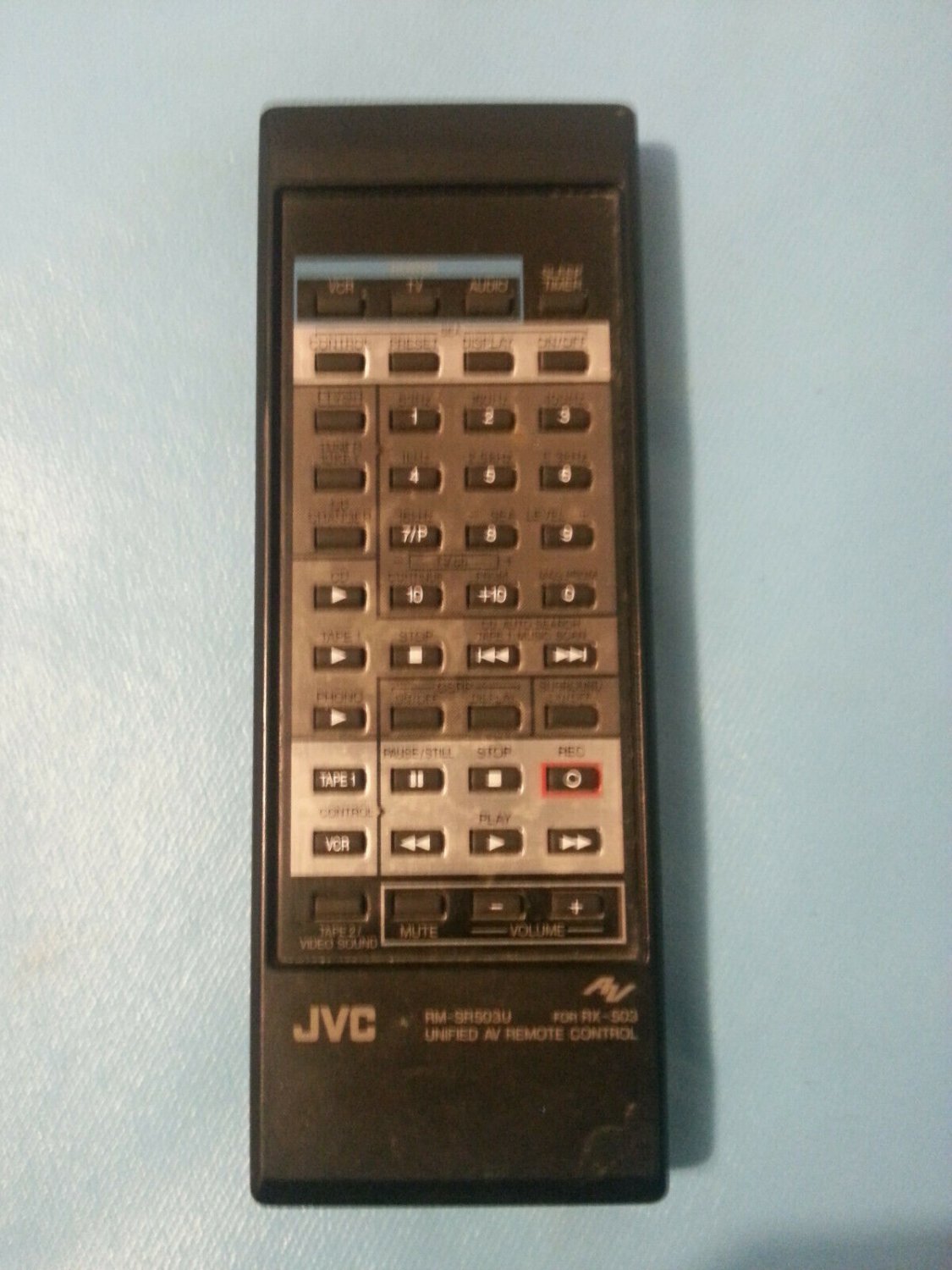JVC RM-SR503U Unified AV Remote Control RX-503BK RX-503BKJ OEM Tested