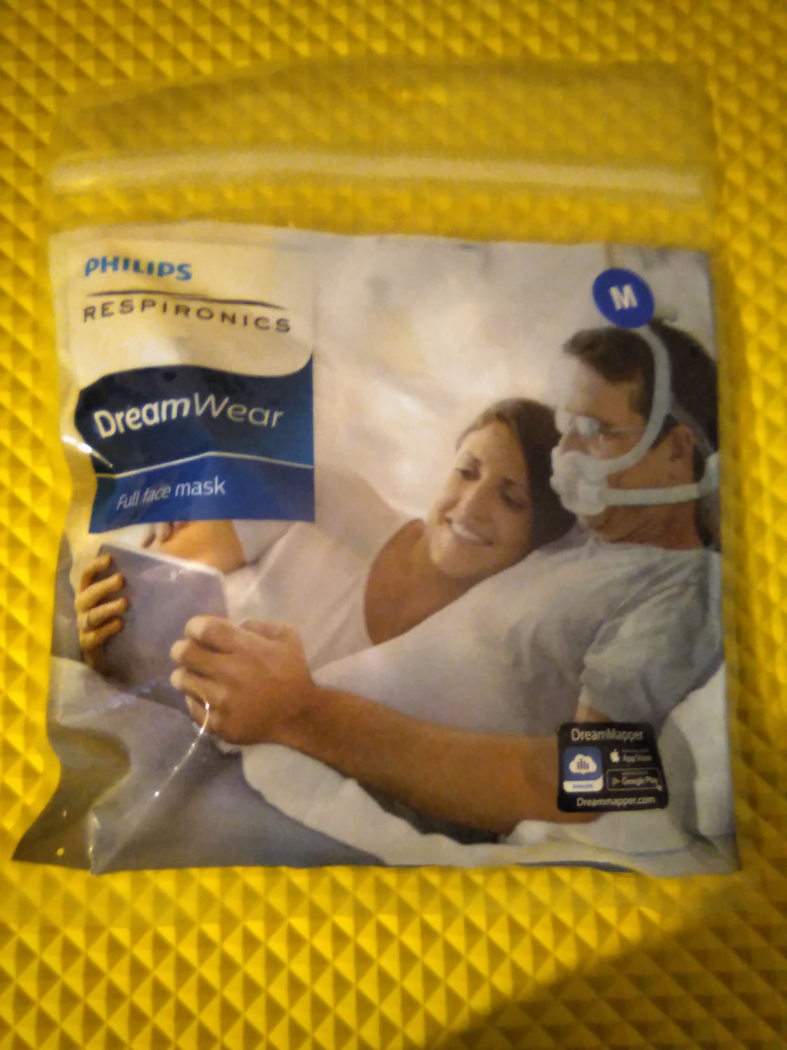 NEW Philips Respironics DreamWear Full Face Mask with Headgear 1133381 ...