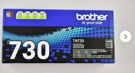 Brother Genuine TN730 Standard Yield Black Toner Cartridge HL-L2350DW/MFCL2710DW