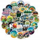 50pc Outdoor/Camping Style DIY Sticker Set for Water Bottles, Laptop, Phone Travel, Case