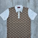 Gucci Polo Shirt Preowned Size M Color Brown