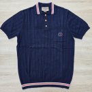 Gucci Polo Shirt Pre owned Size L Color Navy Blue With Pocket