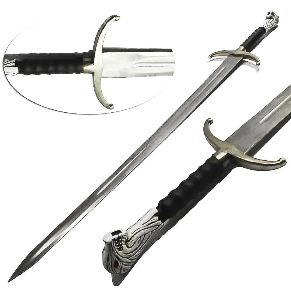 Game Of Thrones Longclaw Sword Of Jon Snow Replica Sword With Free Wooden 