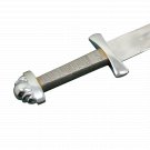 Authentic Battle Ready Viking Long Sword Type XXII Oakshott w Leather Scabbard