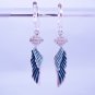 Earrings Harley Davidso Angel Wings Punk Rock Metal Biker Sterling Silver 925