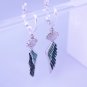 Earrings Harley Davidso Angel Wings Punk Rock Metal Biker Sterling Silver 925