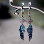 Earrings Harley Davidso Angel Wings Punk Rock Metal Biker Sterling Silver 925