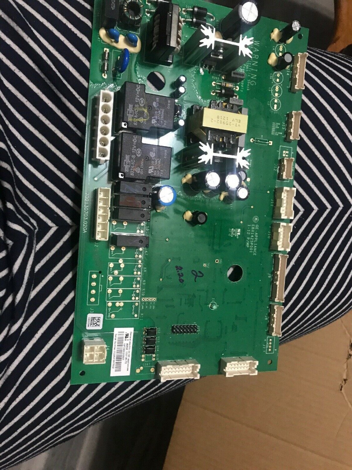 G GE Refrigerator Electronic Control Board 197D8502G501 WR55X28074